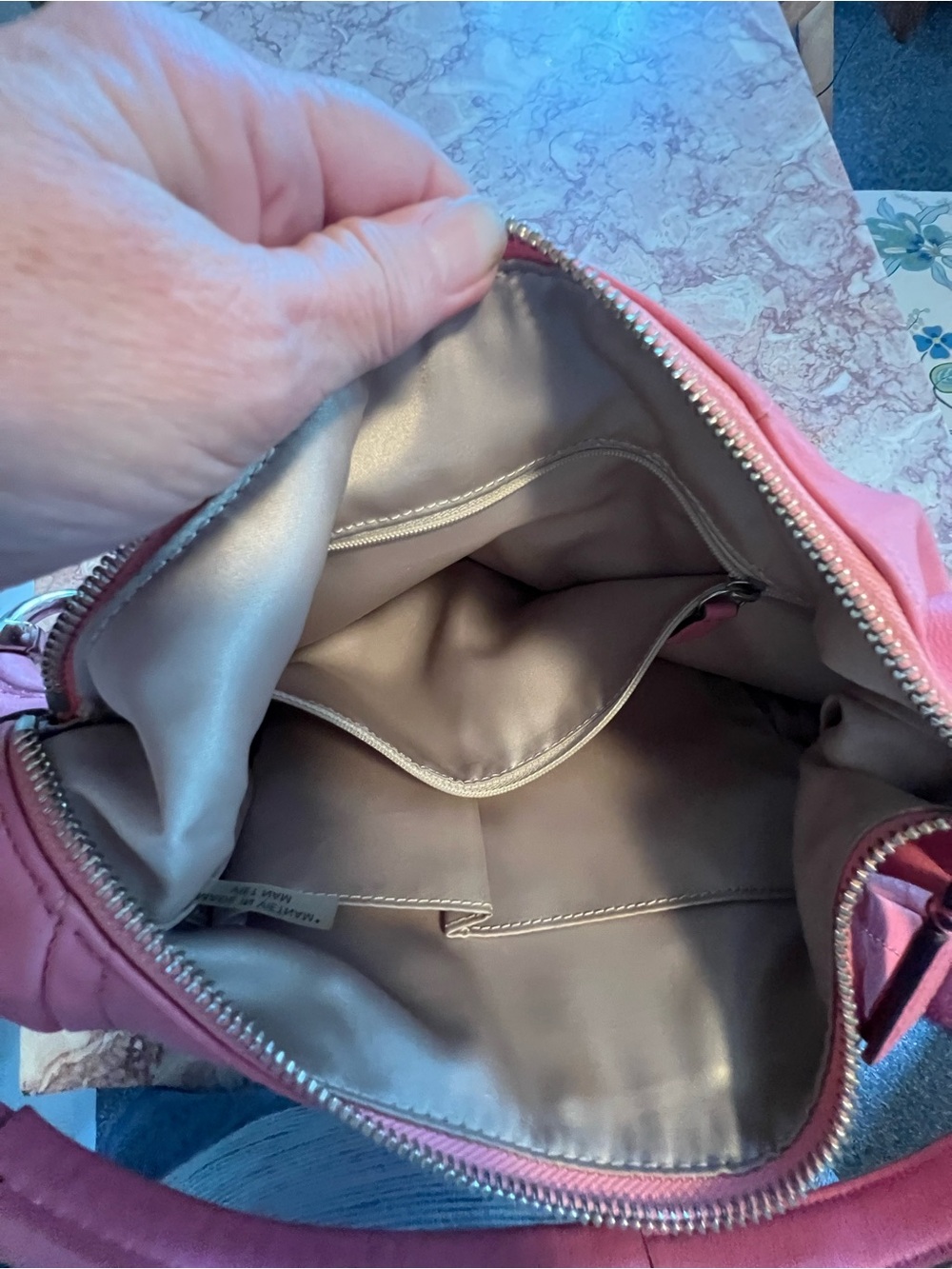 Coach Kristin Rose Crossbody Or Shoulder Bag with Front Flap F 22306 Immaculate - Picture 9 of 10